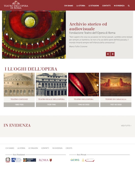 Teatro dell’Opera di Roma - Archivio storico